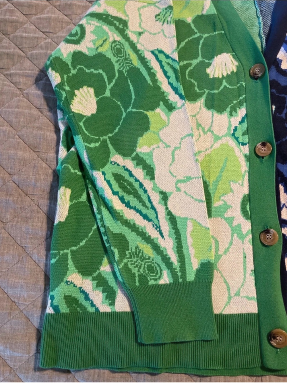 FARM Rio Tropical Groove Mix Pattern Cardigan - Picture 3 of 7